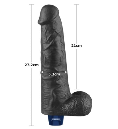 Lovetoy Real Softee – realistični vibrator od TPE, 26,7cm LV330224-3